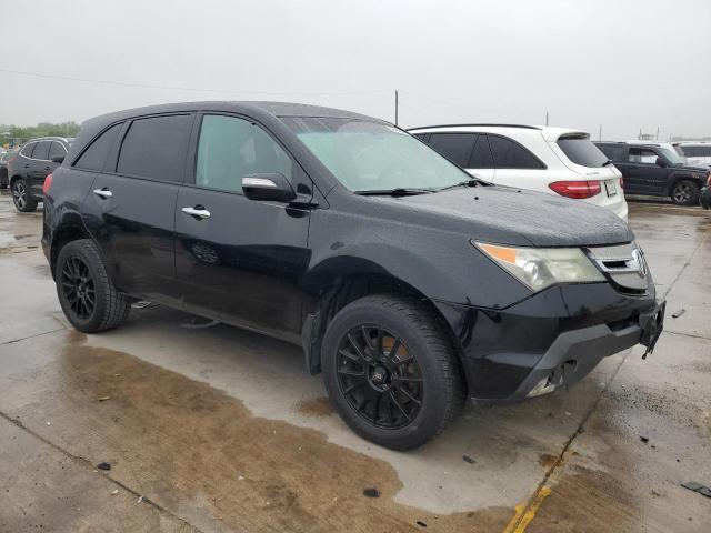 2HNYD28308H522730 - 2008 ACURA MDX TECHNOLOGY BLACK photo 4