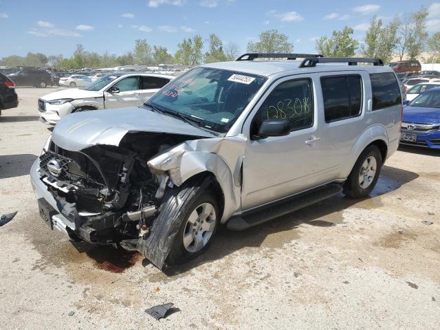 5N1AR1NB1CC639786 - 2012 NISSAN PATHFINDER S SILVER photo 1
