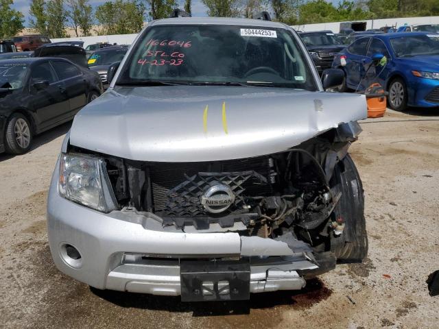 5N1AR1NB1CC639786 - 2012 NISSAN PATHFINDER S SILVER photo 5