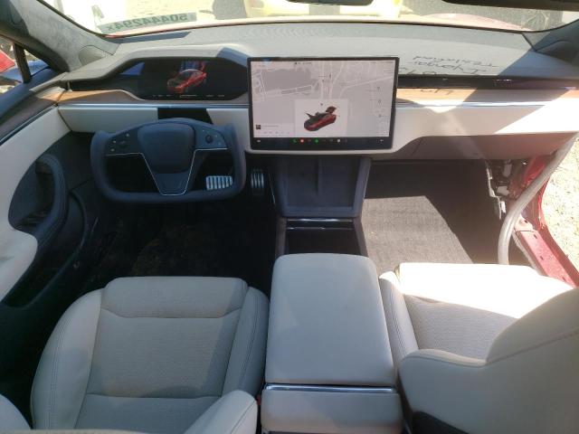 5YJSA1E56MF436438 - 2021 TESLA MODEL S Qırmızı foto 8