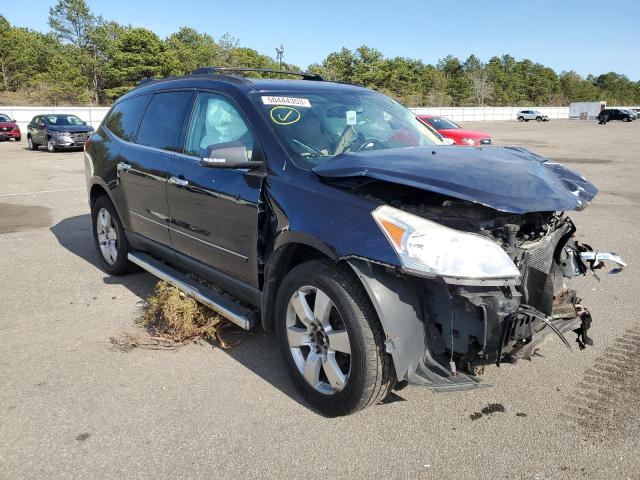 1GNKVLED9BJ312071 - 2011 CHEVROLET TRAVERSE LTZ BLUE photo 4