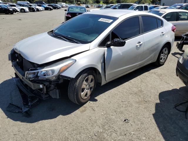 3KPFK4A74HE066450 - 2017 KIA FORTE LX SILVER photo 1