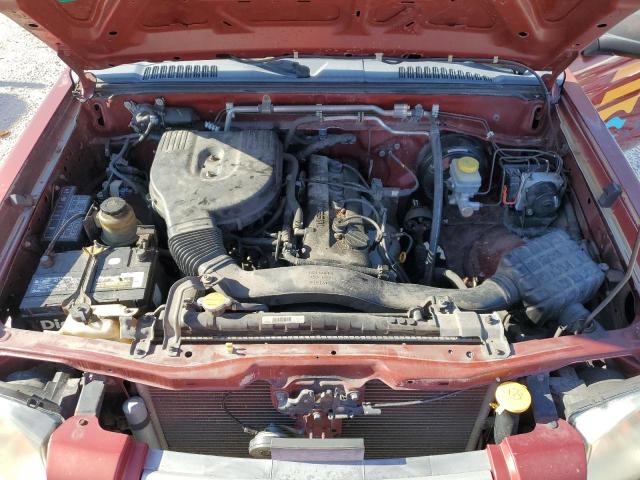1N6DD26T54C433432 - 2004 NISSAN FRONTIER KING CAB XE MAROON photo 11