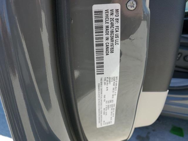 2C4RC1BG3NR197838 - 2022 CHRYSLER PACIFICA TOURING L 灰色 照片 14