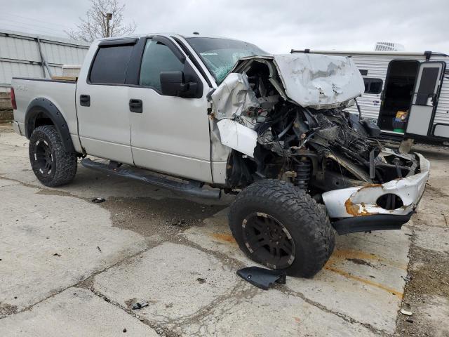 1FTPW14V16KC76502 - 2006 FORD F150 SUPERCREW SILVER photo 4