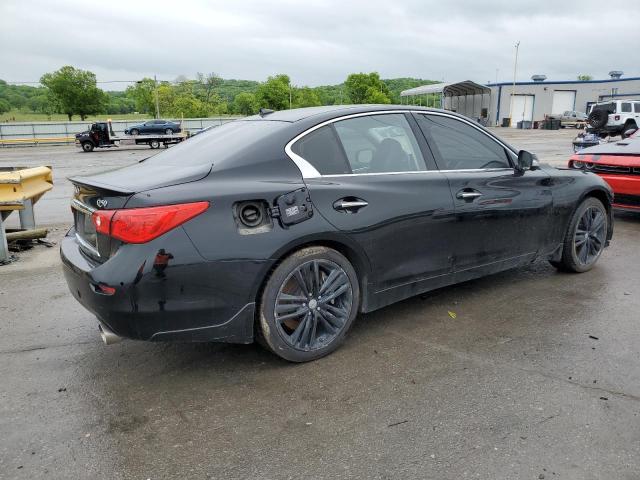 JN1FV7AR6GM451683 - 2016 INFINITI Q50 RED SPORT 400 BLACK photo 3