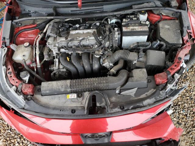 5YFEPMAE7MP223392 - 2021 TOYOTA COROLLA LE RED photo 11