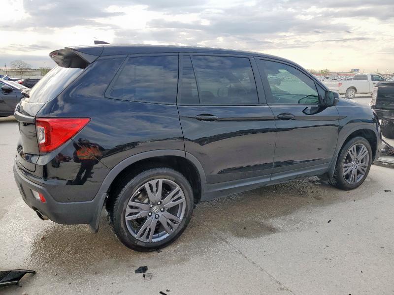5FNYF7H50KB003009 - 2019 HONDA PASSPORT EXL أسود صورة 3