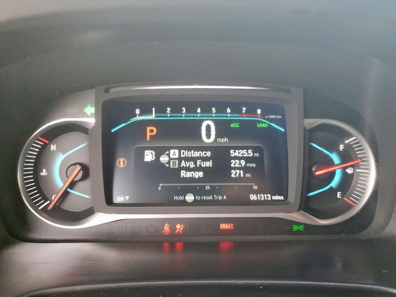 5FNYF7H50KB003009 - 2019 HONDA PASSPORT EXL أسود صورة 9