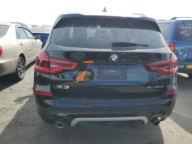 5UXTS1C09M9F41754 - 2021 BMW X3 XDRIVE30E BLACK photo 6