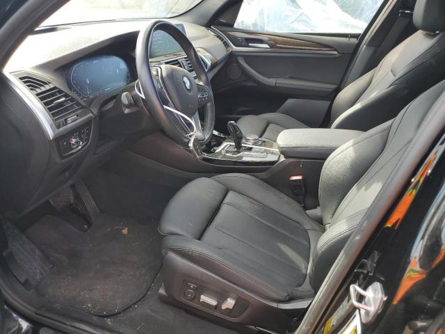 5UXTS1C09M9F41754 - 2021 BMW X3 XDRIVE30E BLACK photo 7