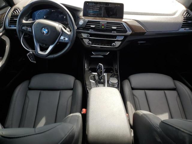 5UXTS1C09M9F41754 - 2021 BMW X3 XDRIVE30E BLACK photo 8