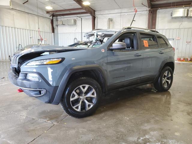 1C4PJMBS9EW161520 - 2014 JEEP CHEROKEE TRAILHAWK GRAY photo 1