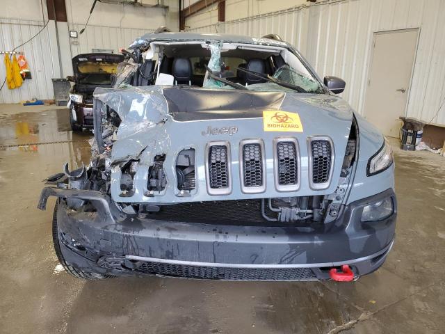 1C4PJMBS9EW161520 - 2014 JEEP CHEROKEE TRAILHAWK GRAY photo 5
