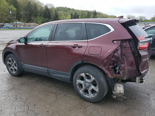 2HKRW2H55HH659367 - 2017 HONDA CR-V EX MAROON photo 2