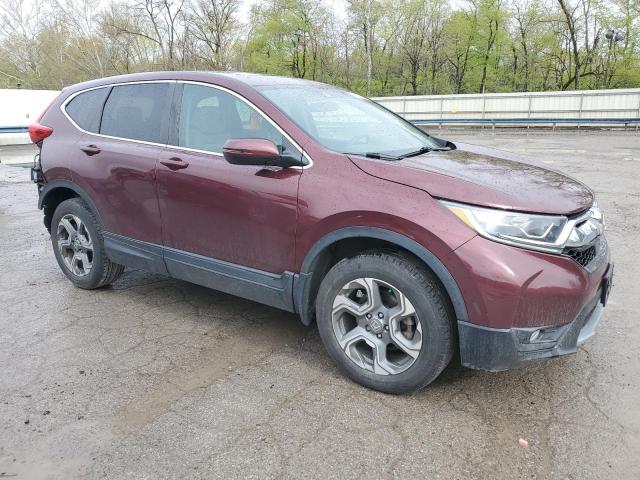 2HKRW2H55HH659367 - 2017 HONDA CR-V EX MAROON photo 4