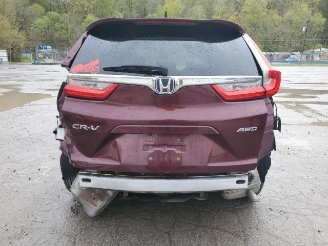 2HKRW2H55HH659367 - 2017 HONDA CR-V EX MAROON photo 6