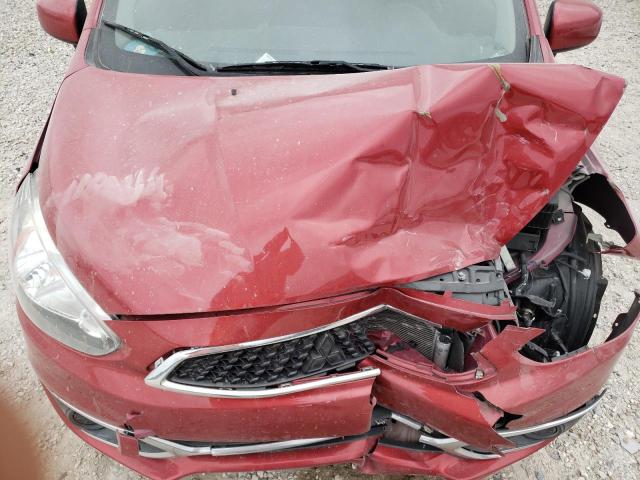 ML32A3HJ7KH012626 - 2019 MITSUBISHI MIRAGE ES RED photo 11