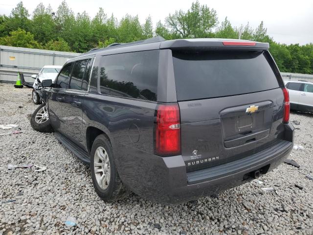 1GNSCHKC5HR218973 - 2017 CHEVROLET SUBURBAN C1500 LT BLACK photo 2