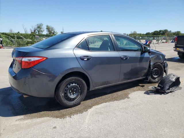 5YFBURHE7FP303423 - 2015 TOYOTA COROLLA L GRAY photo 3