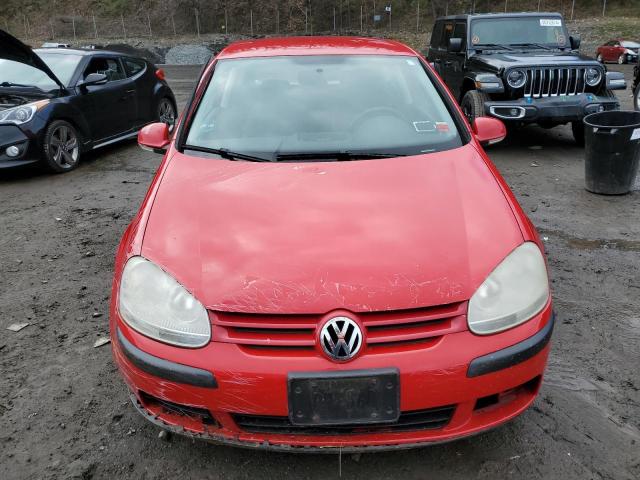 WVWBR71KX7W281223 - 2007 VOLKSWAGEN RABBIT RED photo 5