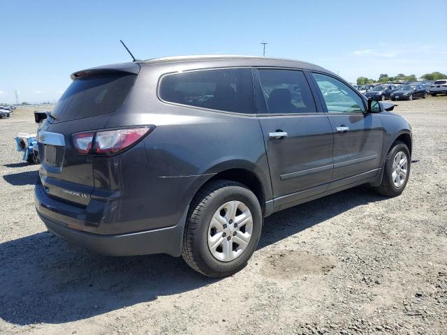 1GNKRFED4FJ329310 - 2015 CHEVROLET TRAVERSE LS GRAY photo 3