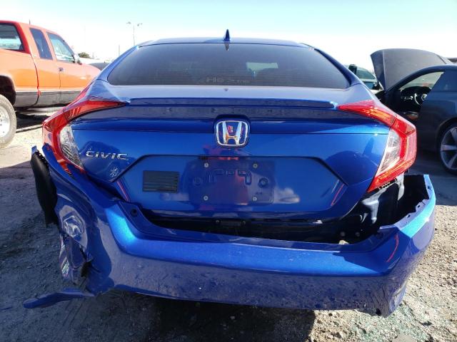 2HGFC1F76MH706260 - 2021 HONDA CIVIC EXL BLUE photo 6