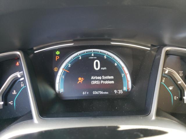 2HGFC1F76MH706260 - 2021 HONDA CIVIC EXL BLUE photo 9