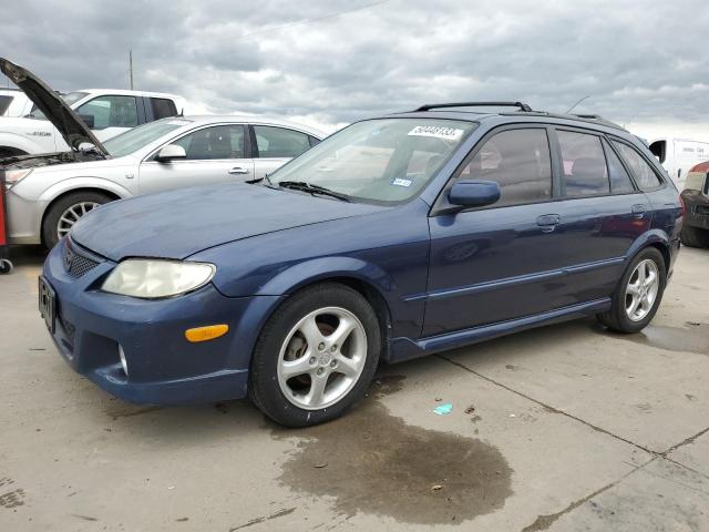 JM1BJ245821518054 - 2002 MAZDA PROTEGE PR5 BLUE photo 1