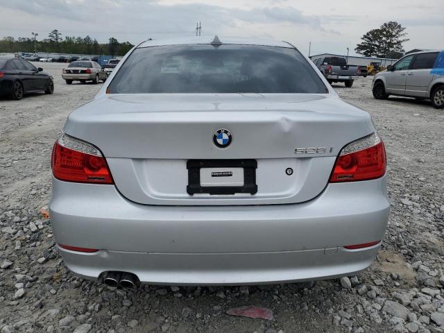 WBANU53528CT18594 - 2008 BMW 528 I SILVER photo 6