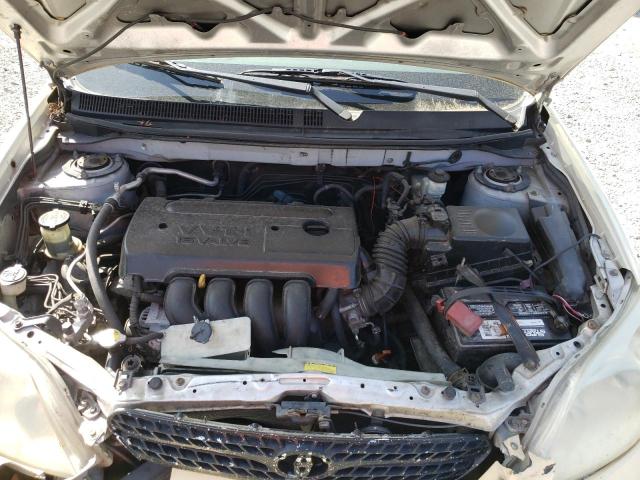 2T1KR32E57C663041 - 2007 TOYOTA COROLLA MA XR YELLOW photo 11