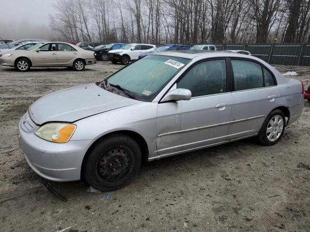 2HGES25792H590331 - 2002 HONDA CIVIC EX SILVER photo 1