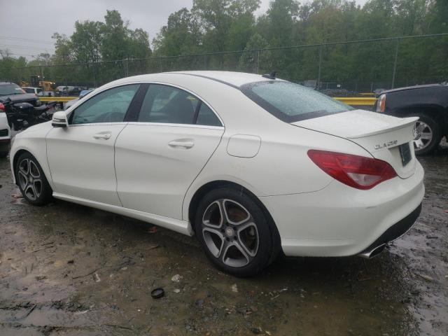 WDDSJ4GBXEN075387 - 2014 MERCEDES-BENZ CLA 250 4MATIC WHITE photo 2