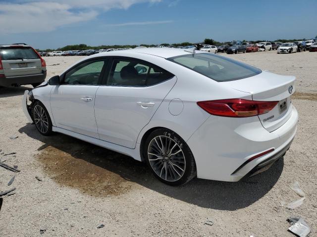 KMHD04LB5JU614067 - 2018 HYUNDAI ELANTRA SPORT WHITE photo 2