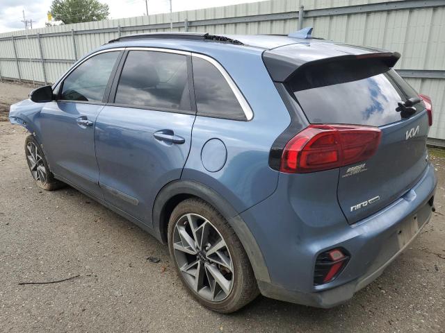 KNDCC3LC6N5537123 - 2022 KIA NIRO TOURING SPECIAL EDITION BLUE photo 2