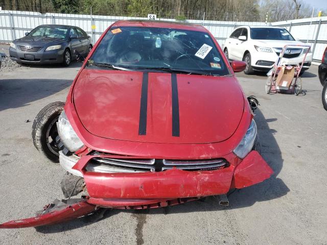 1C3CDFCH2DD324544 - 2013 DODGE DART LIMITED RED photo 5