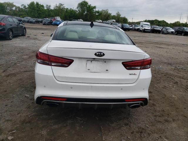 5XXGV4L2XJG248485 - 2018 KIA OPTIMA SXL WHITE photo 6