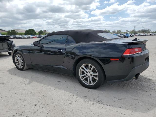 2G1FD3D31F9292009 - 2015 CHEVROLET CAMARO LT BLACK photo 2