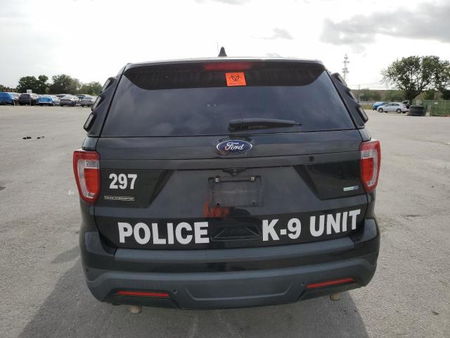 1FM5K8AR9KGB44485 - 2019 FORD EXPLORER POLICE INTERCEPTOR BLACK photo 6