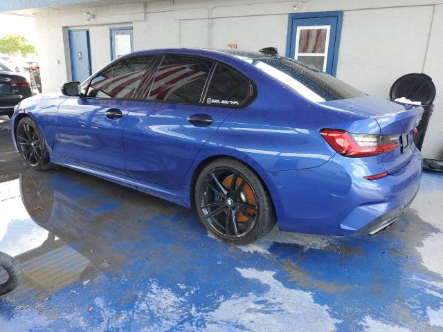 3MW5U7J08L8B43402 - 2020 BMW M340I BLUE photo 2