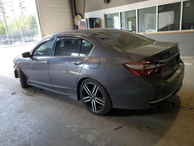 1HGCR2F66GA013822 - 2016 HONDA ACCORD SPORT GRAY photo 2