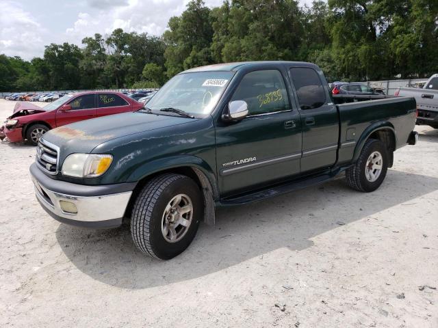 5TBRT34151S183471 - 2001 TOYOTA TUNDRA ACCESS CAB GREEN photo 1