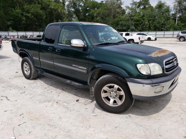 5TBRT34151S183471 - 2001 TOYOTA TUNDRA ACCESS CAB GREEN photo 4