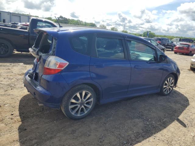 JHMGE8H52CC017673 - 2012 HONDA FIT SPORT BLUE photo 3