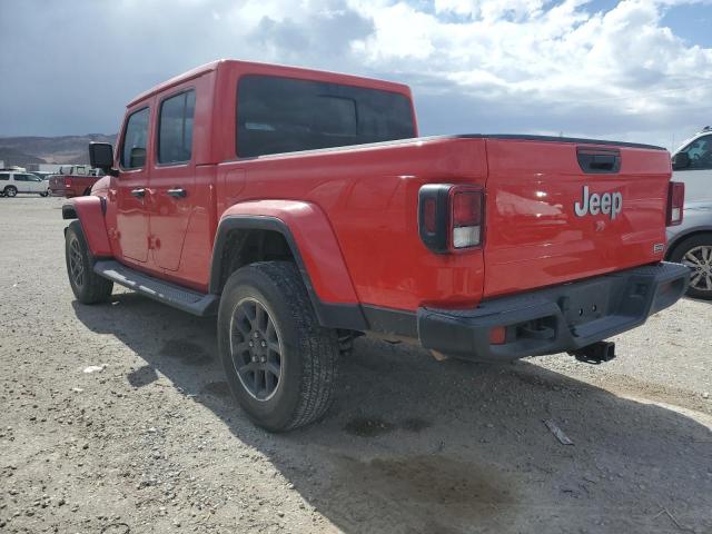 1C6HJTFG2ML600150 - 2021 JEEP GLADIATOR OVERLAND RED photo 2