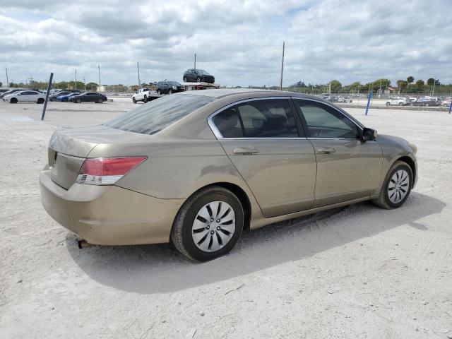 1HGCP26338A069732 - 2008 HONDA ACCORD LX TAN photo 3