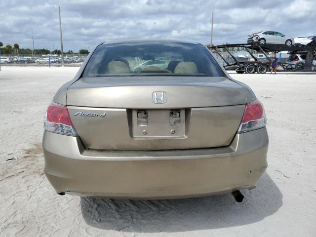 1HGCP26338A069732 - 2008 HONDA ACCORD LX TAN photo 6