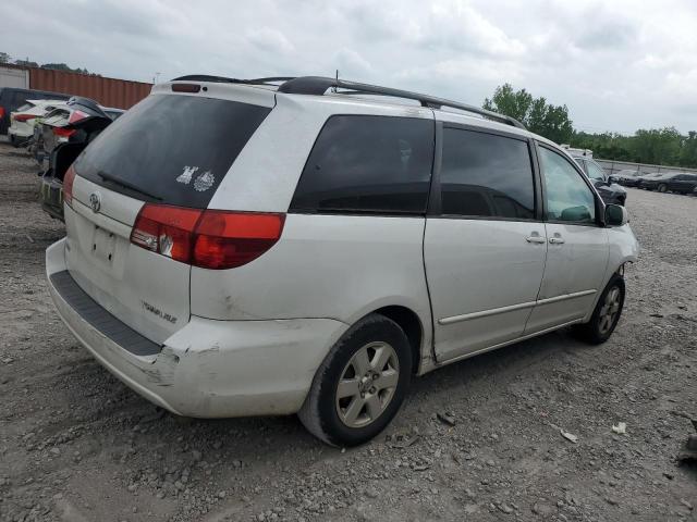 5TDZA22C64S127751 - 2004 TOYOTA SIENNA XLE WHITE photo 3