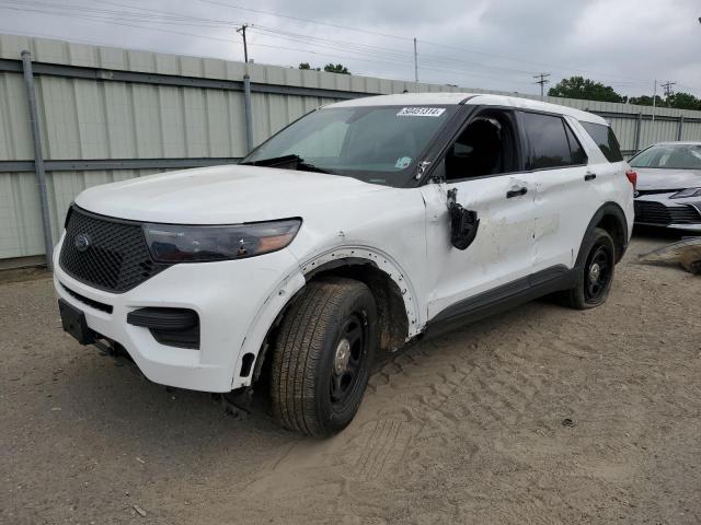 1FM5K8AB1LGC83207 - 2020 FORD EXPLORER POLICE INTERCEPTOR 白色 照片 1