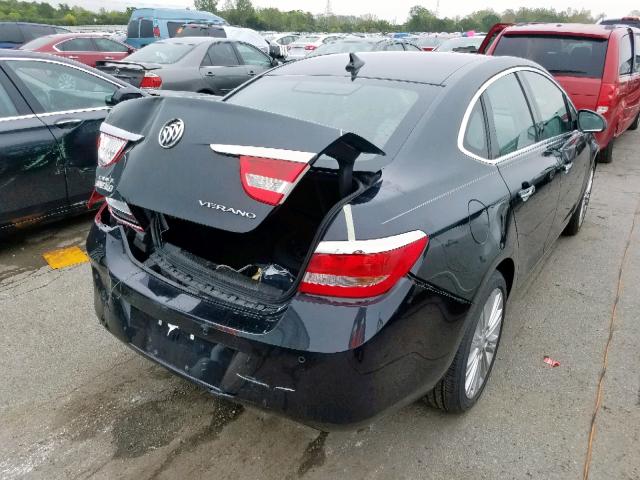 1G4PR5SKXD4215637 - 2013 BUICK VERANO CONVENIENCE BLACK photo 4